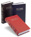 NIV Pew Bible Large Print (case of 16) Navy Blue