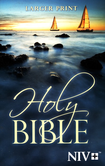 NIV Larger print Paperback Bible